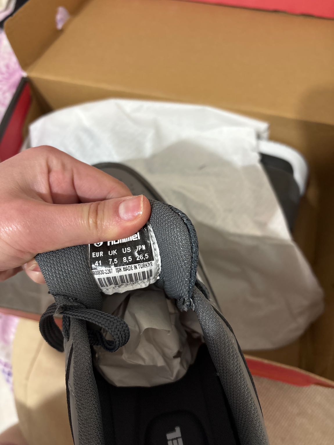 Hummel Gri Sneaker — görsel 4/4