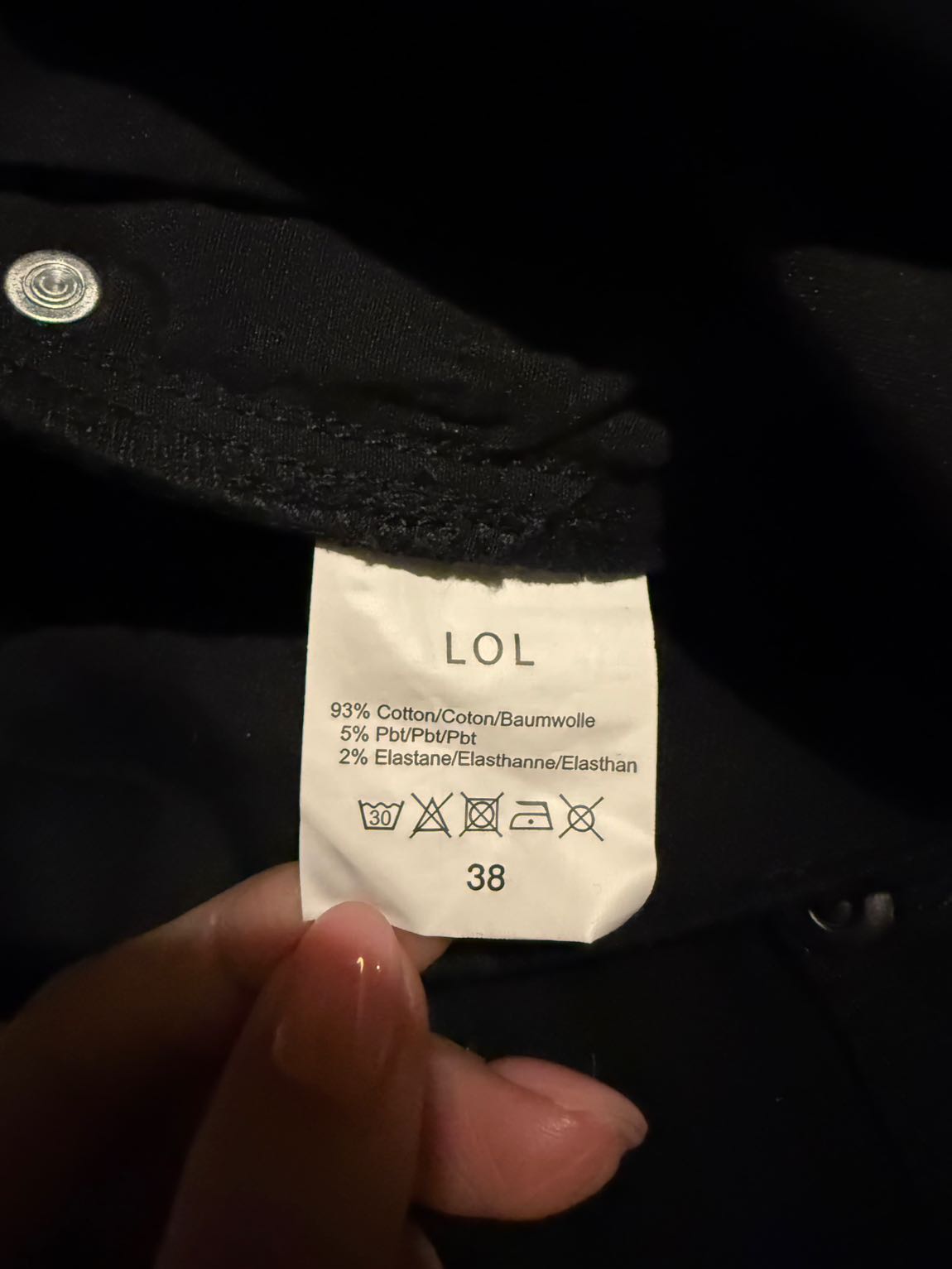 Siyah Yüksek Bel Fermuar Detaylı Jean Pa — görsel 5/6