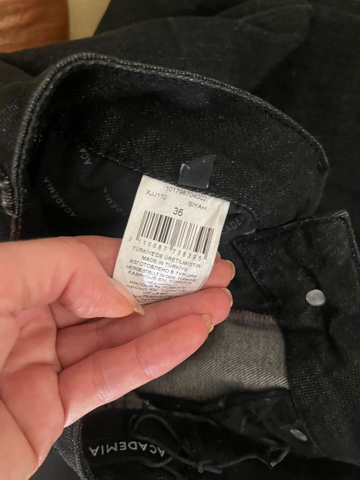 Beymen Siyah Yüksek Bel Kot Pantolon — görsel 3/6