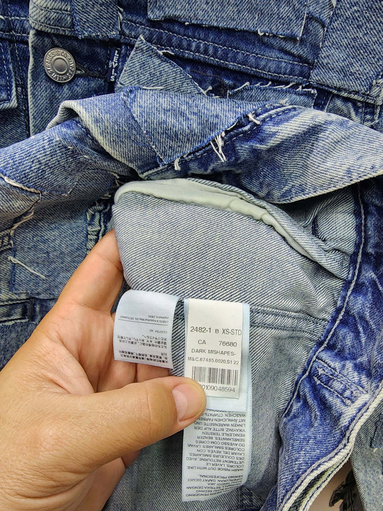 Levi's - Made&Crafted Dark Mishapes Ceke — görsel 5/8