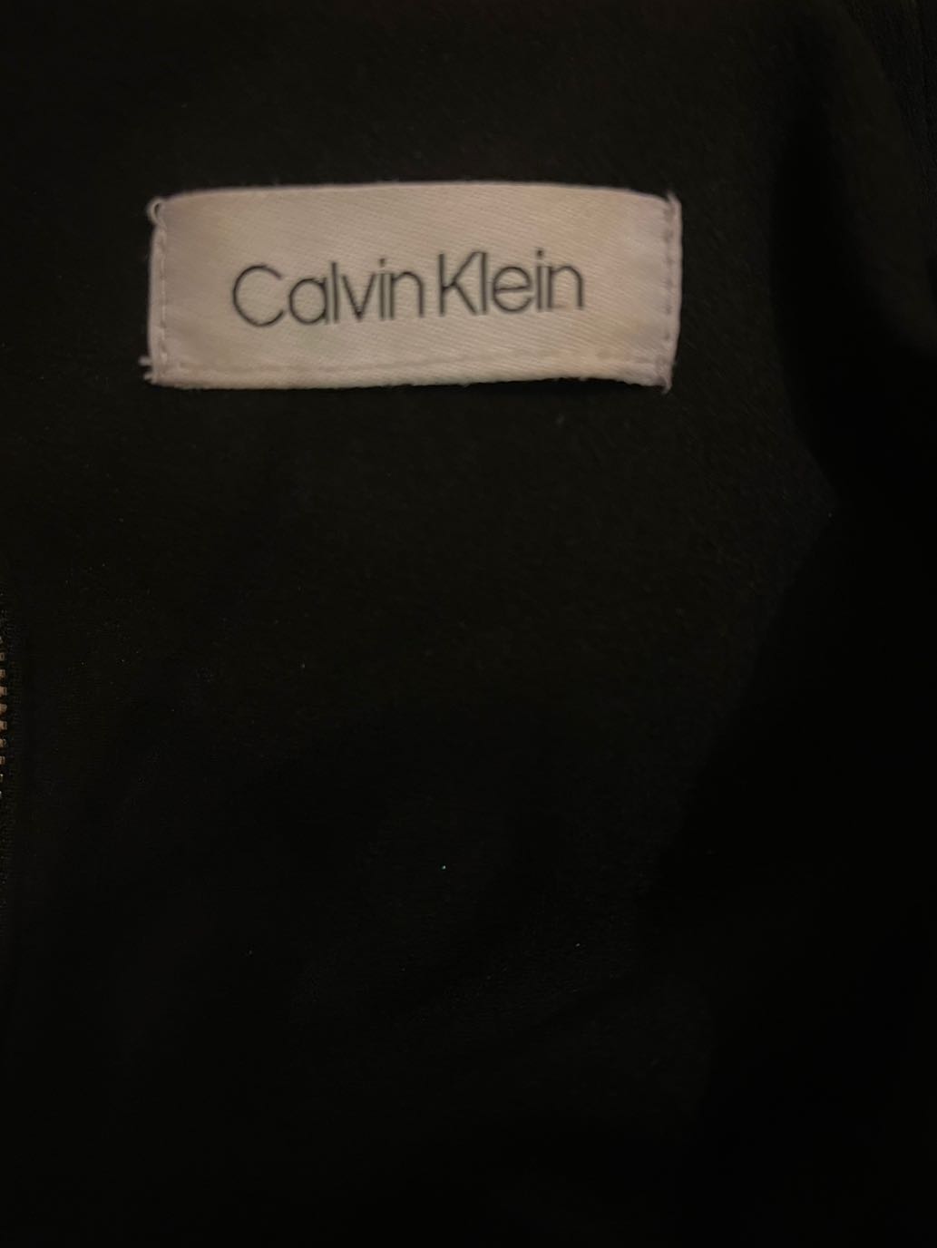 Calvin Klein Siyah V Yaka Kalem Elbise — görsel 4/5