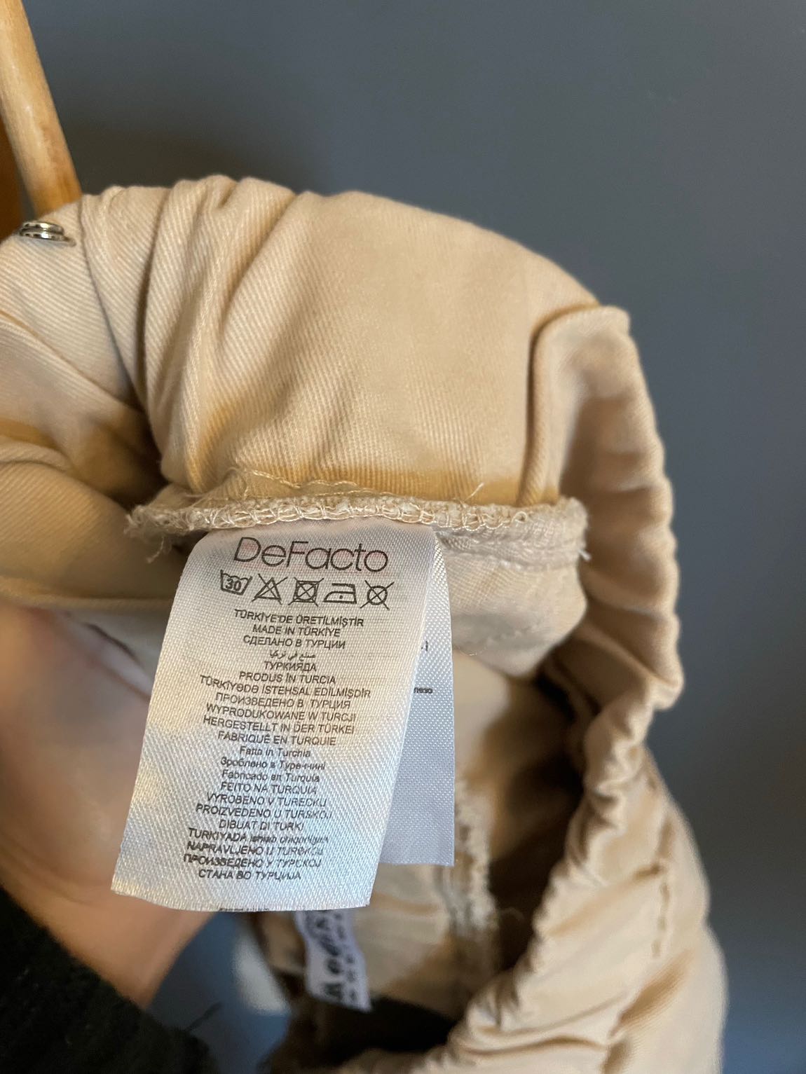 Defacto Bej Lastikli Pantolo — görsel 7/7