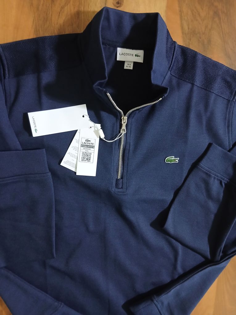 Lacoste yarım metal fermuar swet — görsel 2/8