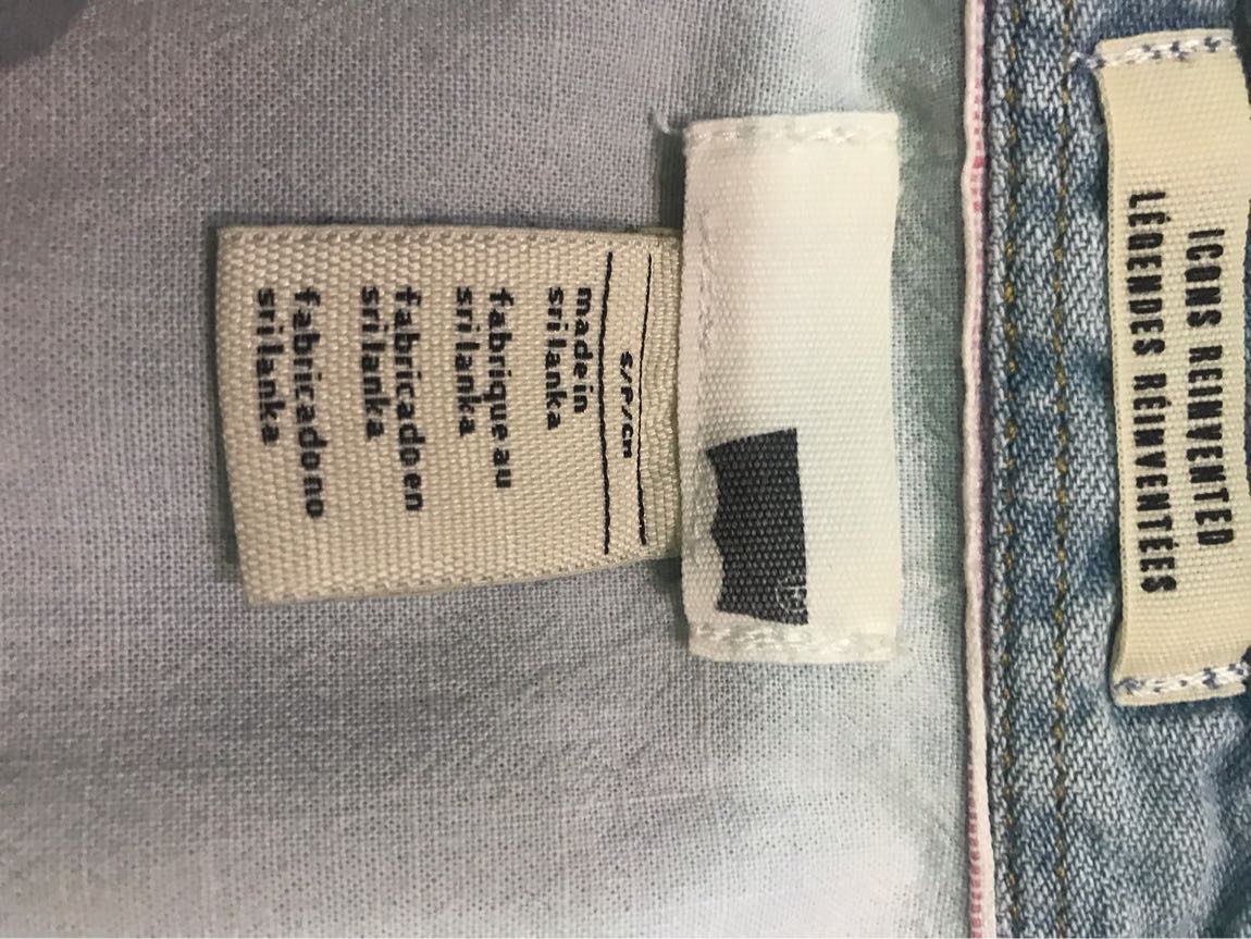 LEVİS MARKA KADIN JEANS GÖMLEK — görsel 7/8