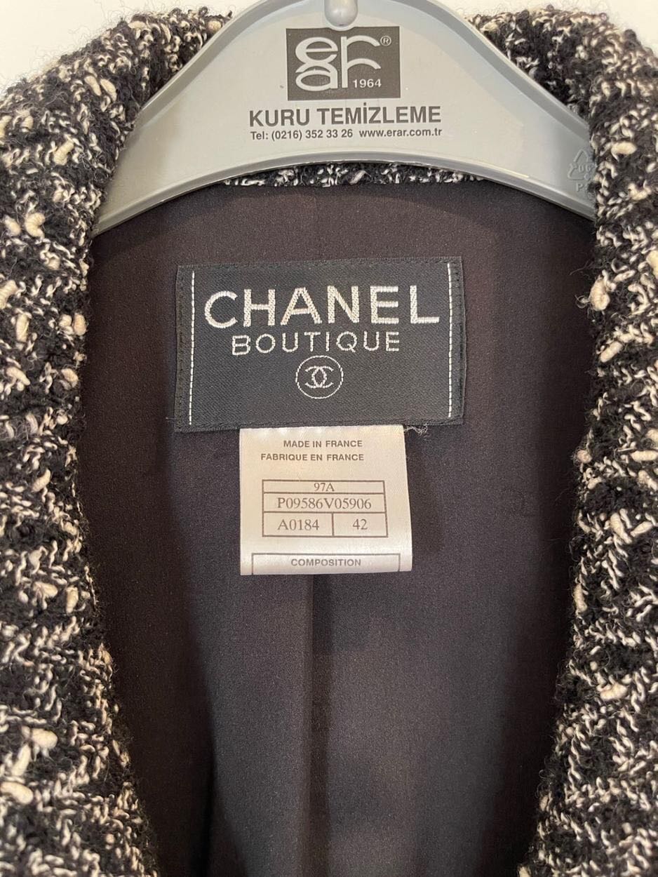 Chanel Boutique Vintage Tweed Ceket ORJ. — görsel 2/8