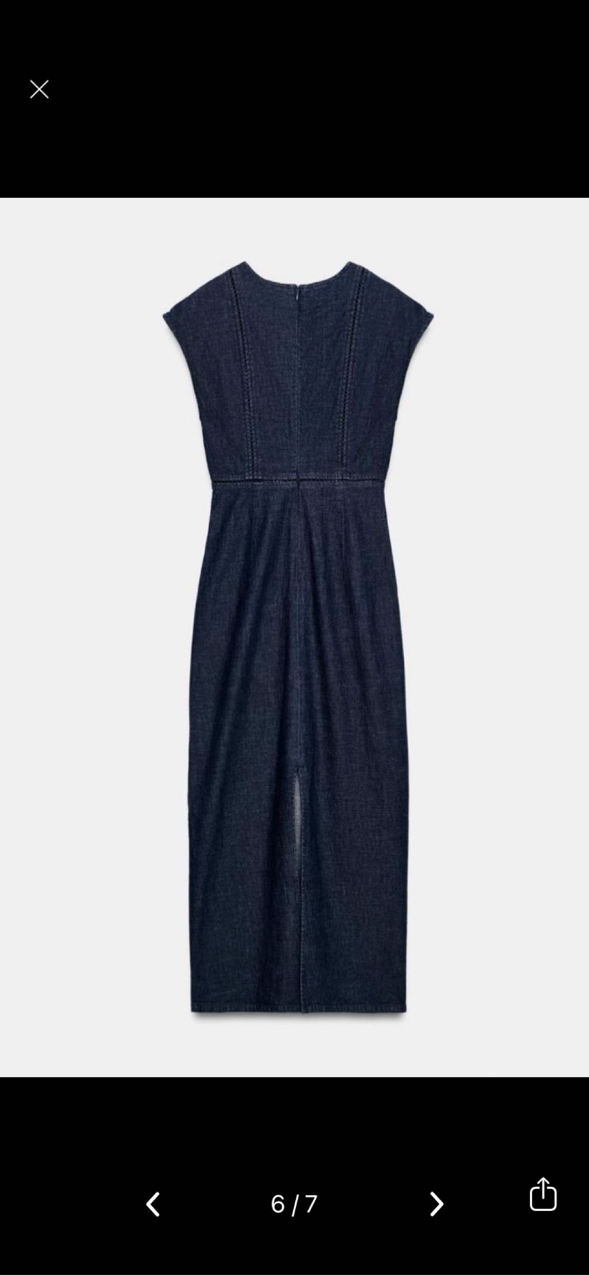 Zara midi elbise — görsel 7/7