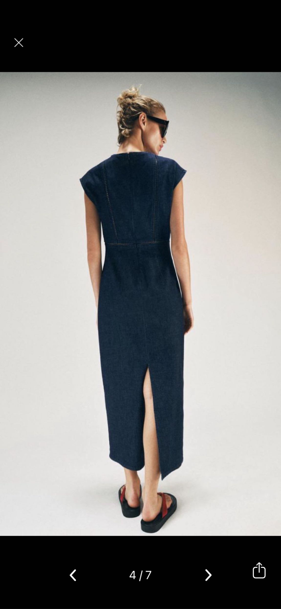 Zara midi elbise — görsel 4/7