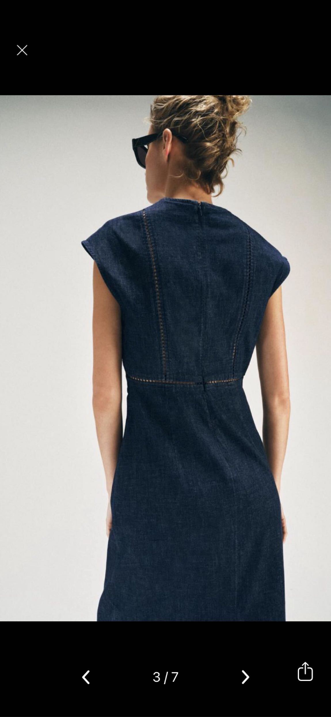 Zara midi elbise — görsel 3/7