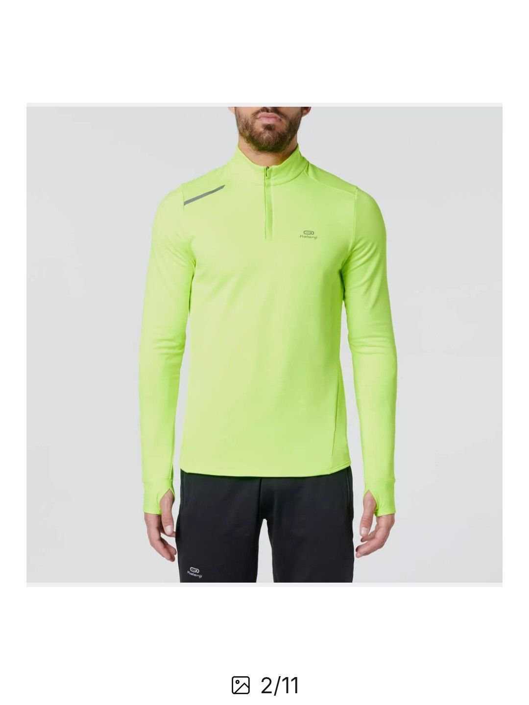 Decatlon Kalenji Koşu Neon Üst Sweat — görsel 4/5