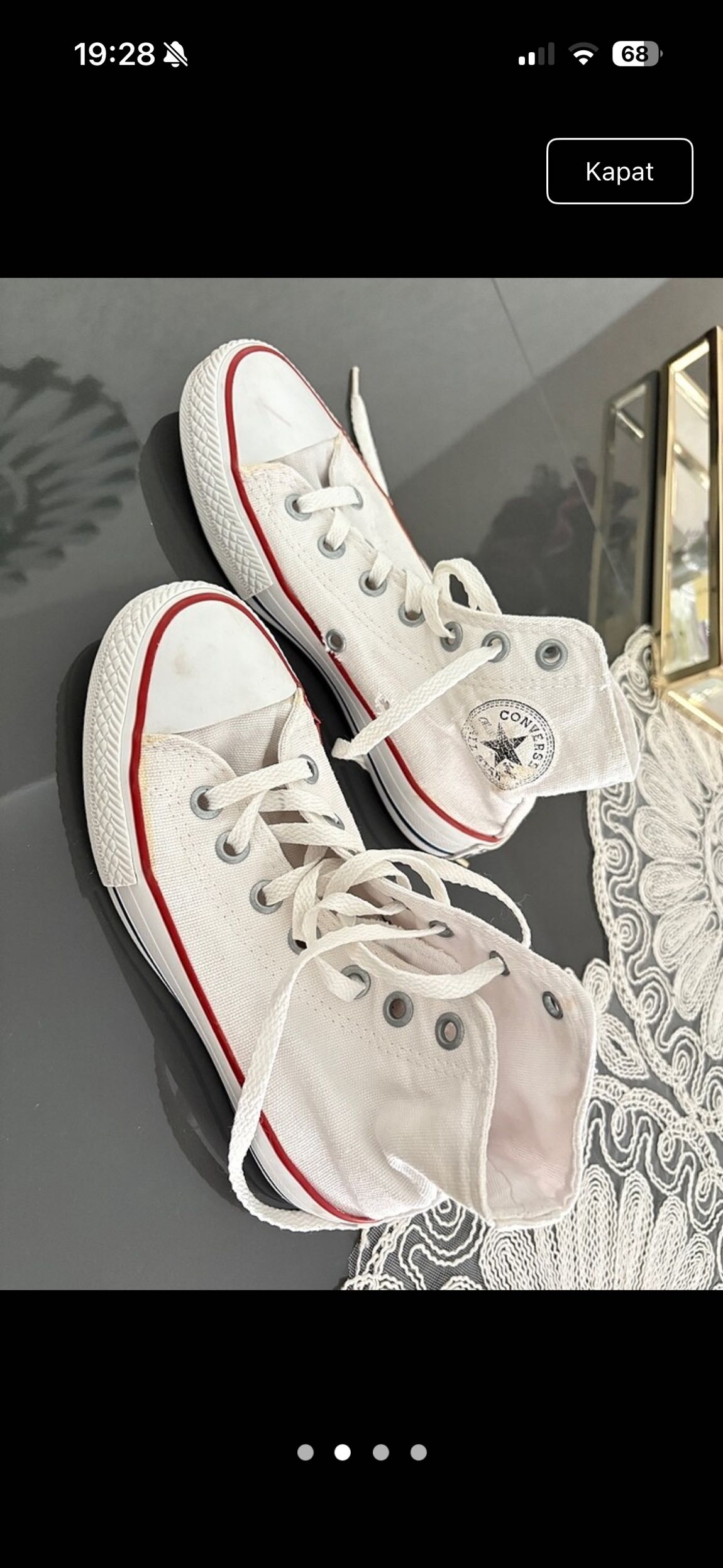 Converse Beyaz Sneaker Ayakkabı — görsel 2/3