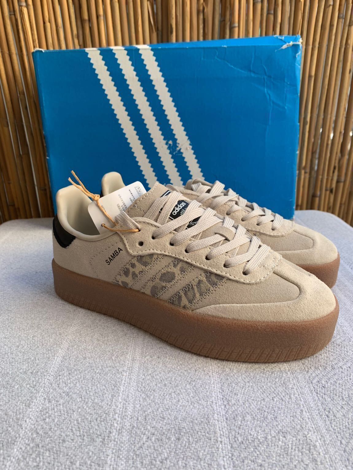 Adidas Sambae Leopard Off White — görsel 5/6