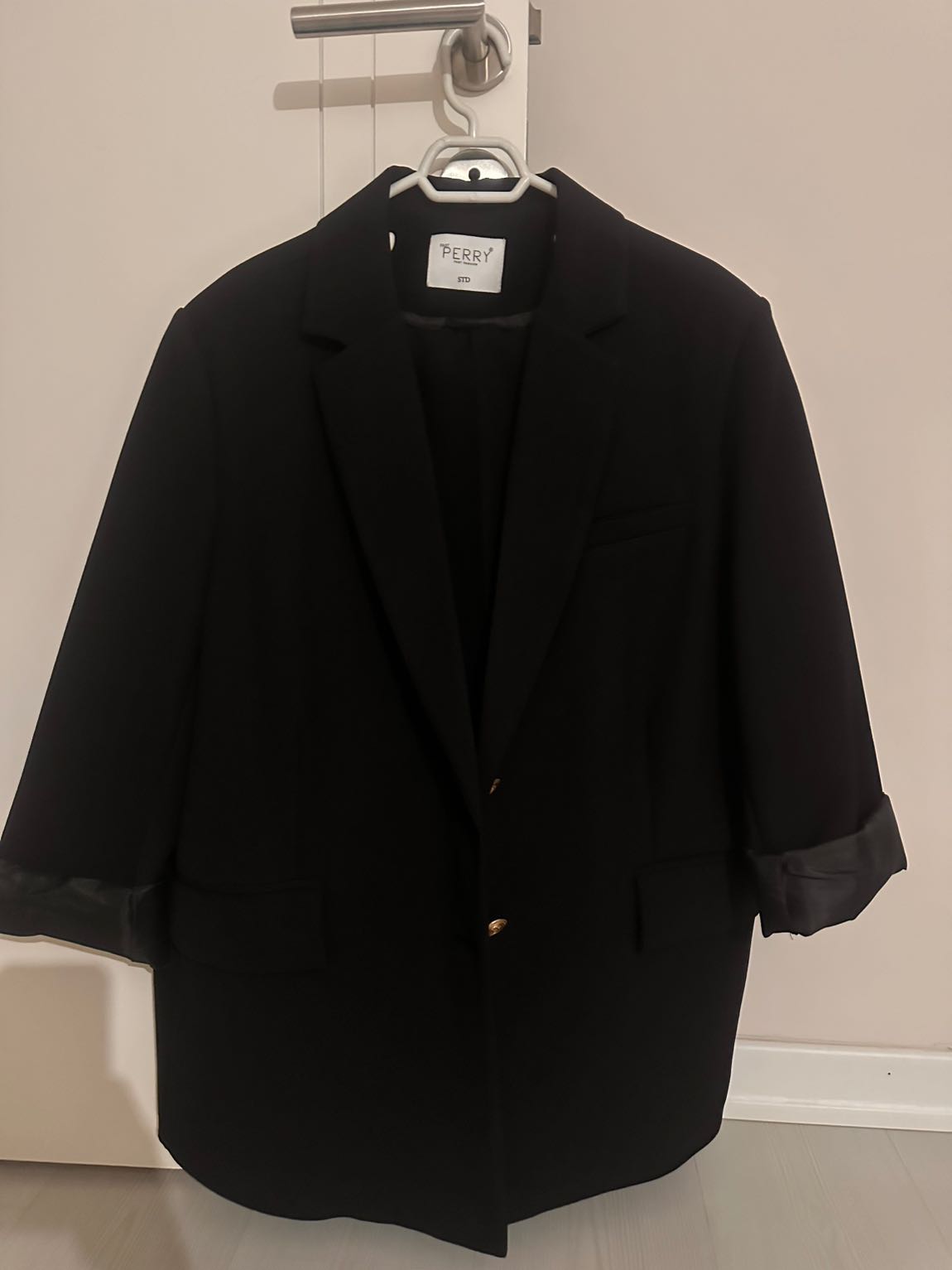 Siyah Oversize Ceket ve Pantolon Takım — görsel 4/7