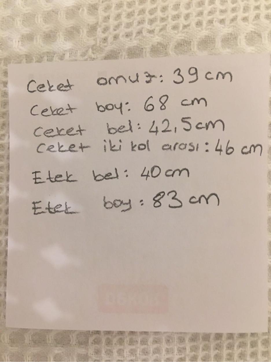 40 beden etek ceket takım JAADE MARKA — görsel 7/7