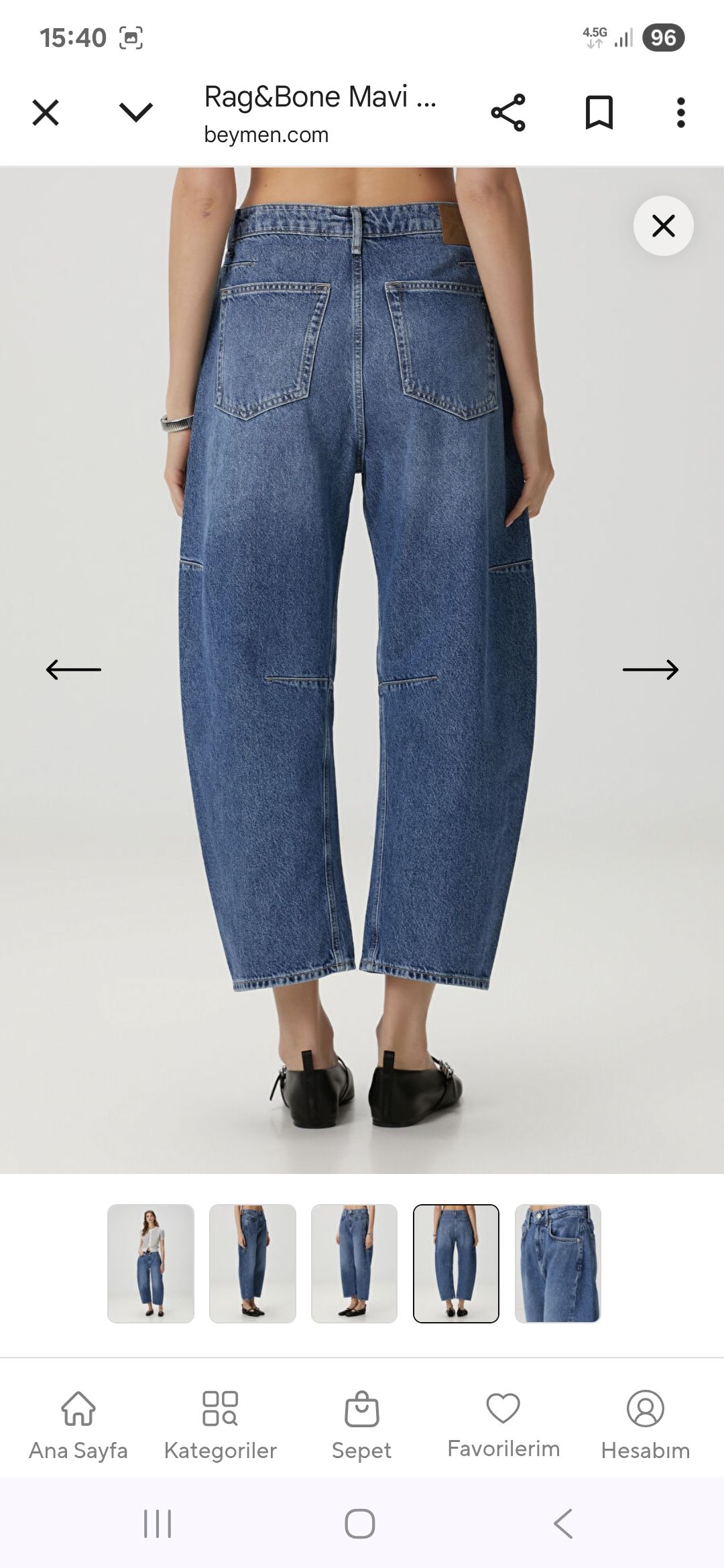 RAG&BONE BUZ MAVİ JEAN — görsel 3/20