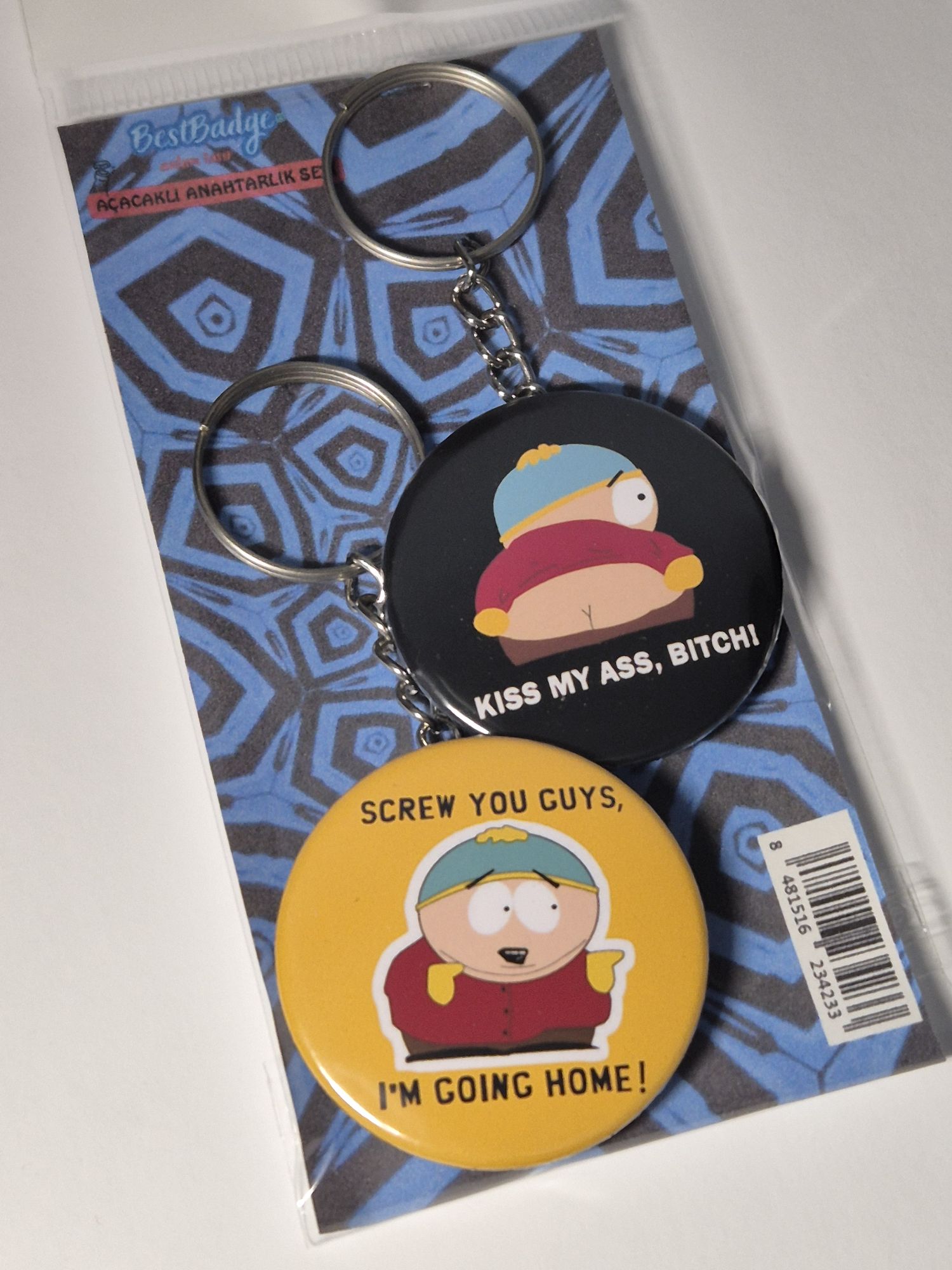 2'li Eric Cartman Anahtarlık Seti — görsel 4/6