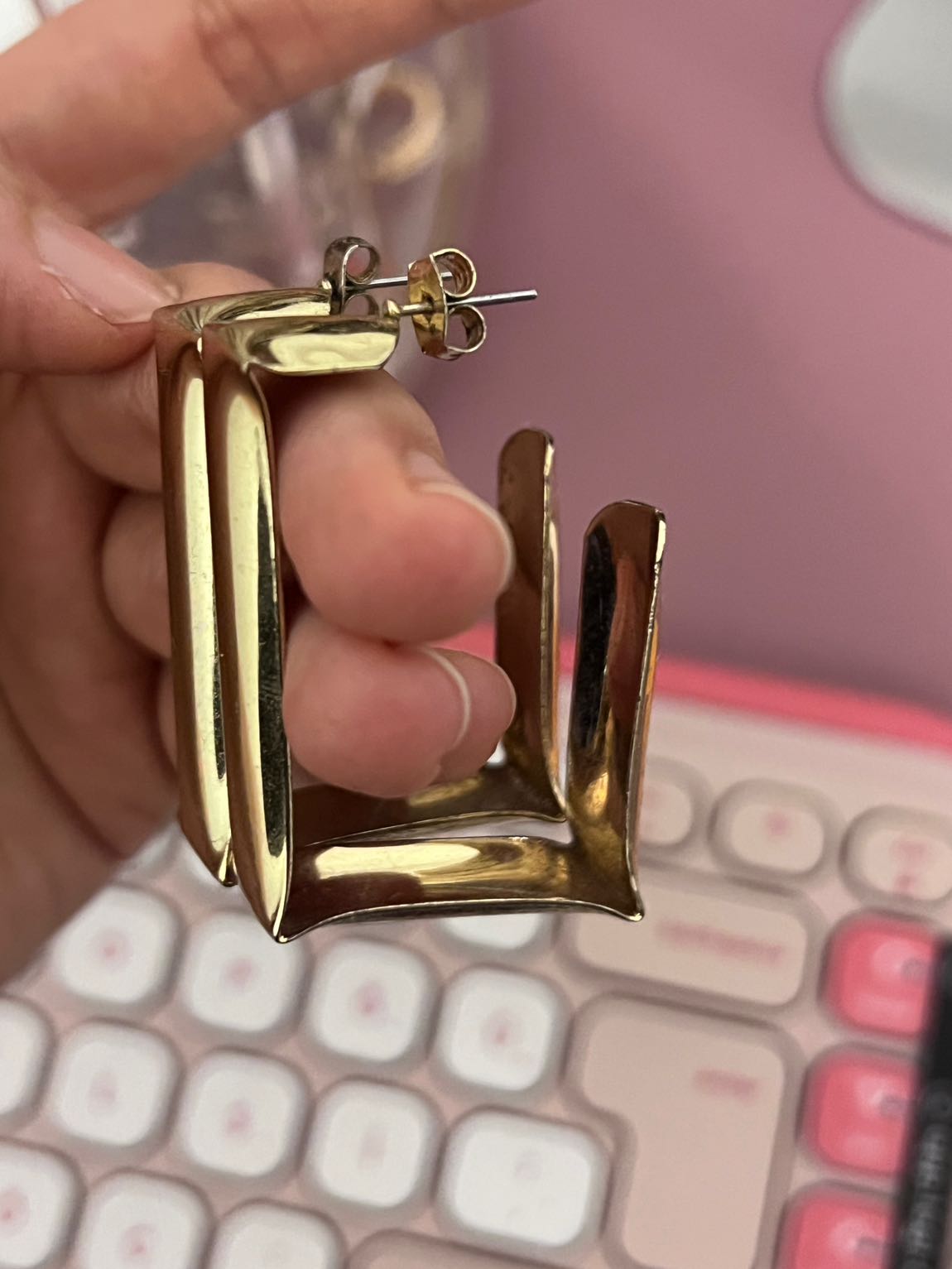 H&m gold küpe — görsel 4/4