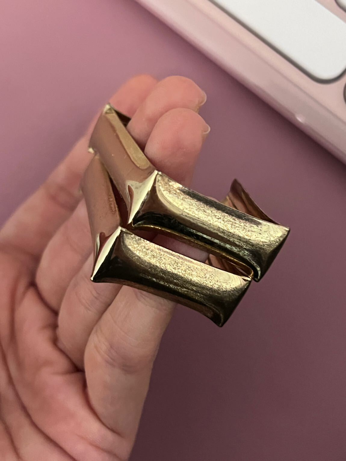H&m gold küpe — görsel 2/4