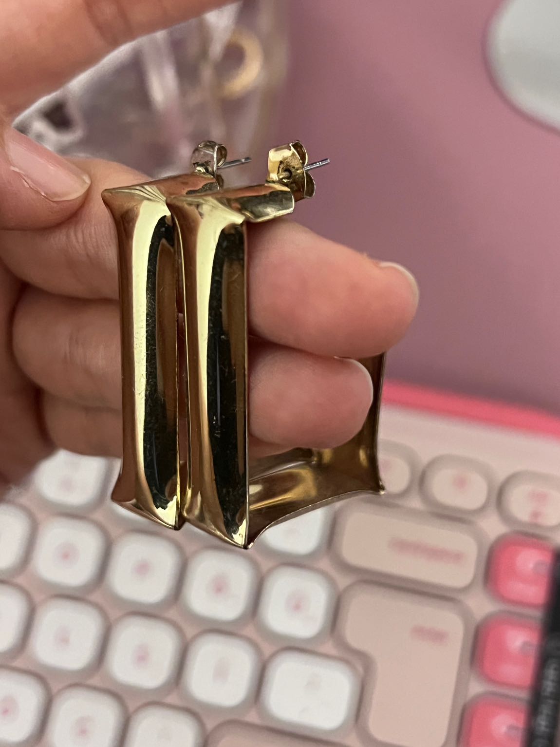 H&m gold küpe — görsel 3/4