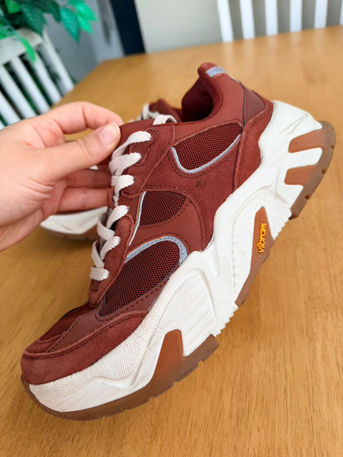 Oysho Kiremit Rengi Sneaker Spor Ayakkab — görsel 3/8