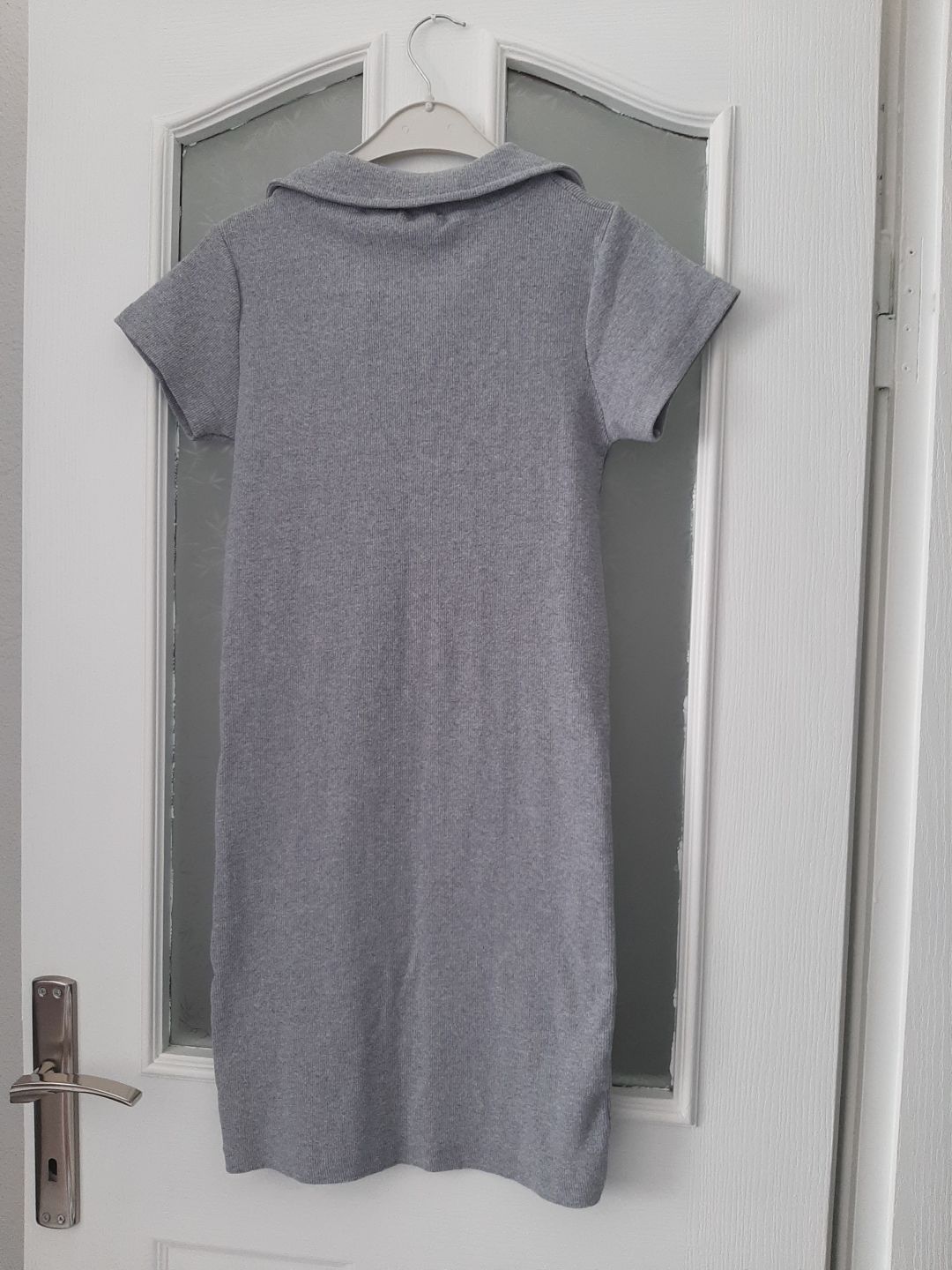 Gri Polo Yaka Elbise — görsel 4/4