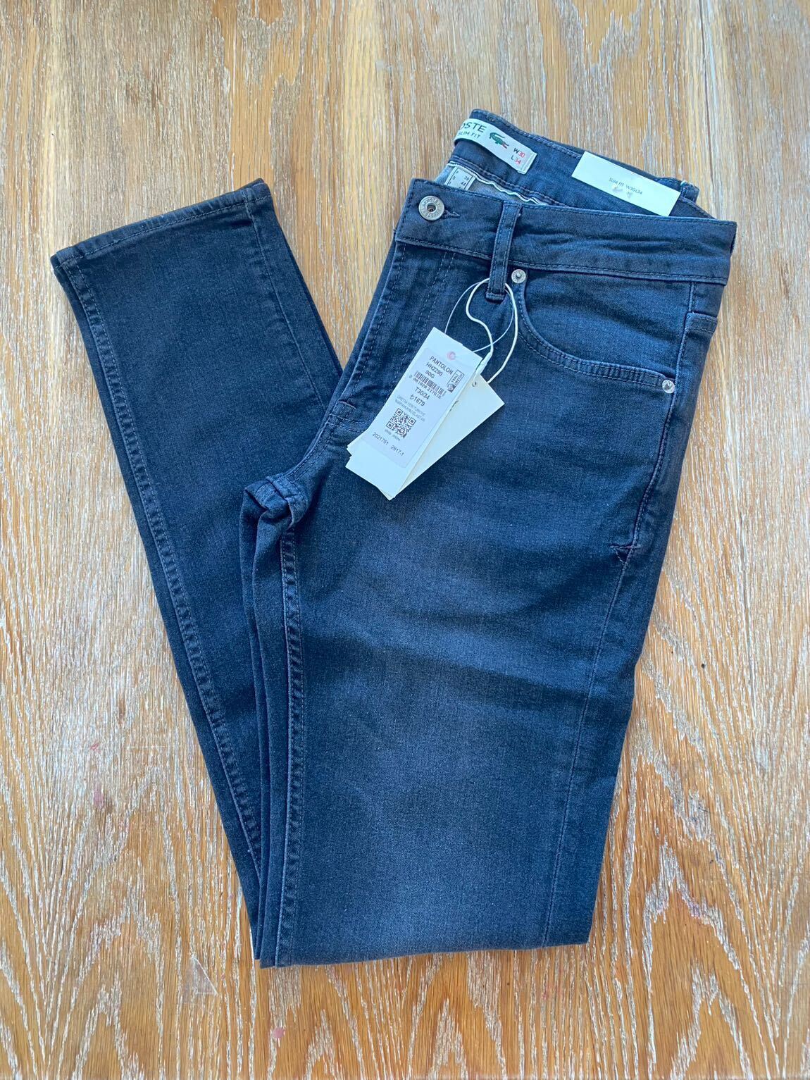 Lacoste Gri Jean Pantolon — görsel 5/8