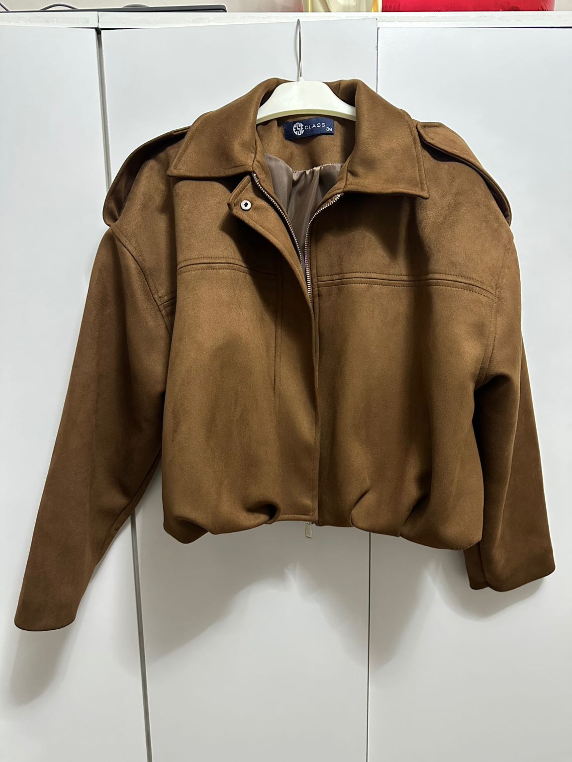 Süet Bomber Ceket — görsel 2/5
