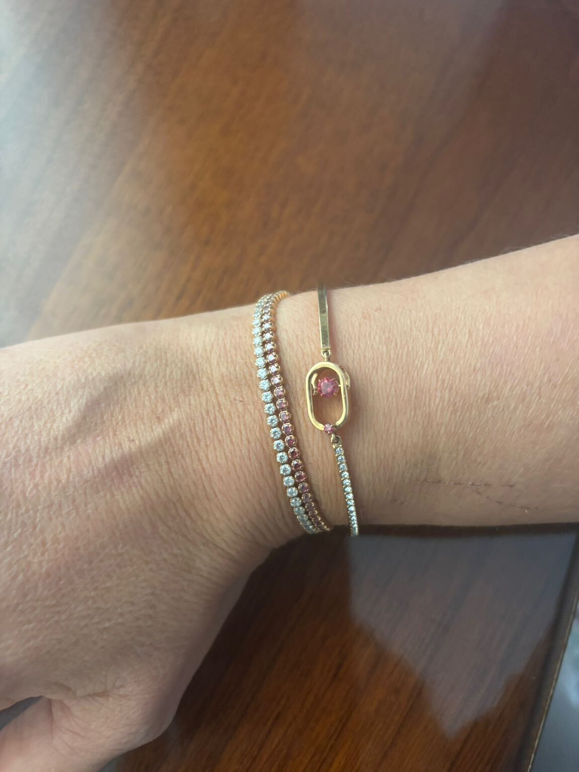 Swarovski Una Bileklik, Rose Gold — görsel 2/2