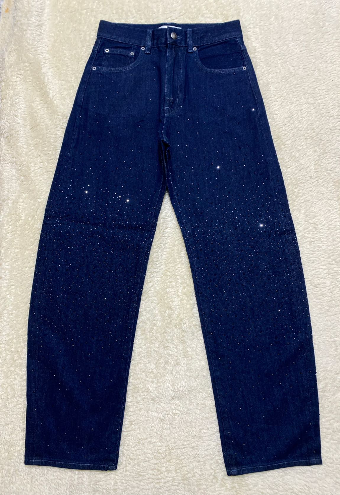 Madewell Taşlı Barrel Jean Pantolon — görsel 7/8