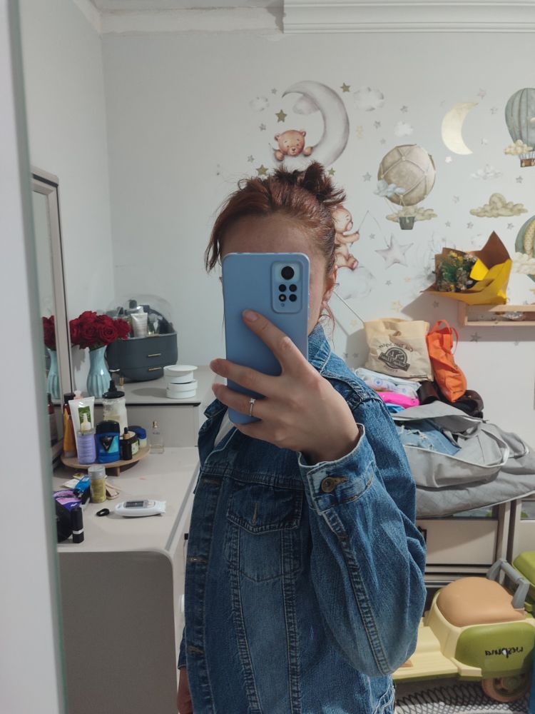 Kot Ceket Mavi Denim — görsel 5/5