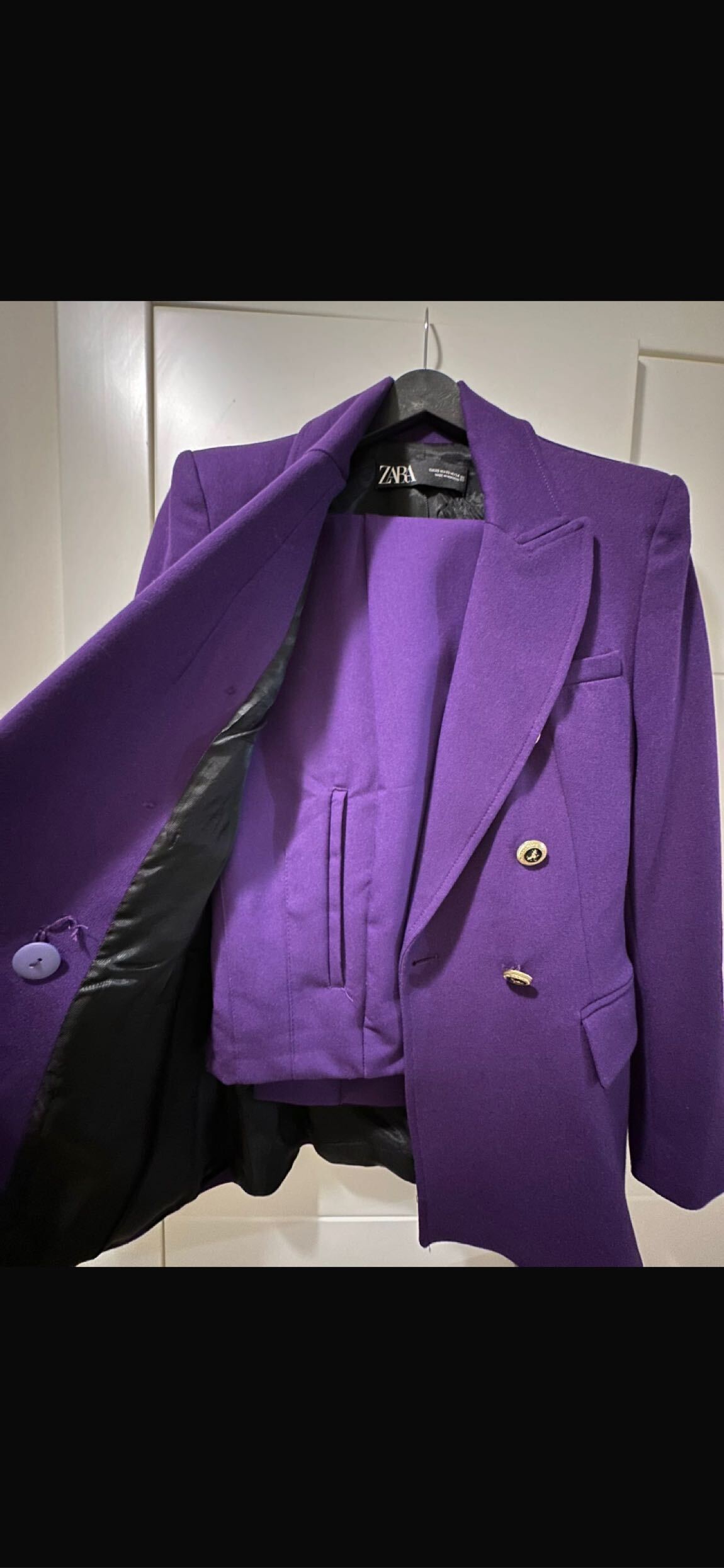Zara xs mor takım elbise — görsel 4/8