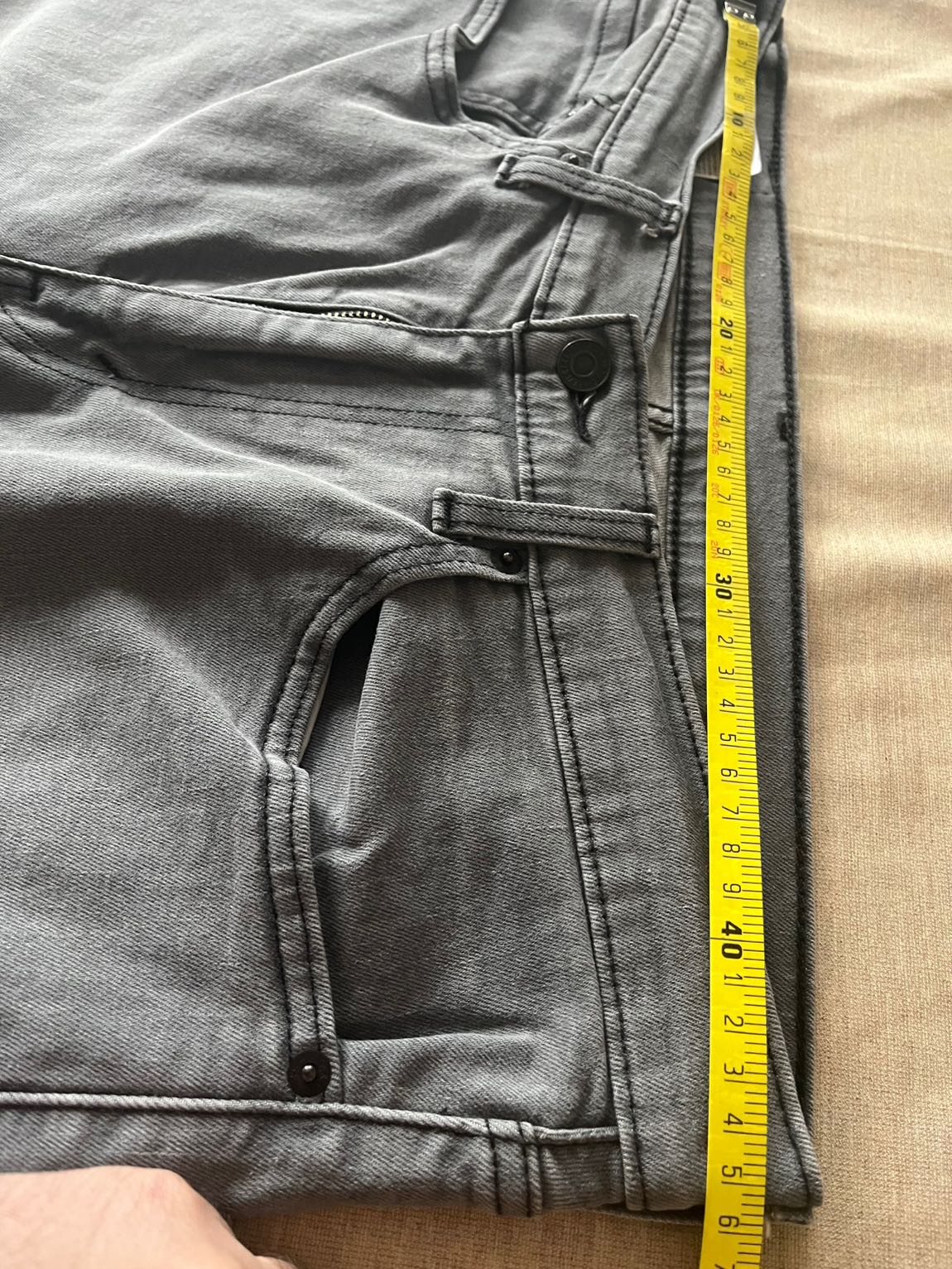 Gri Orijinal Levi's Jean Pantolon — görsel 6/9