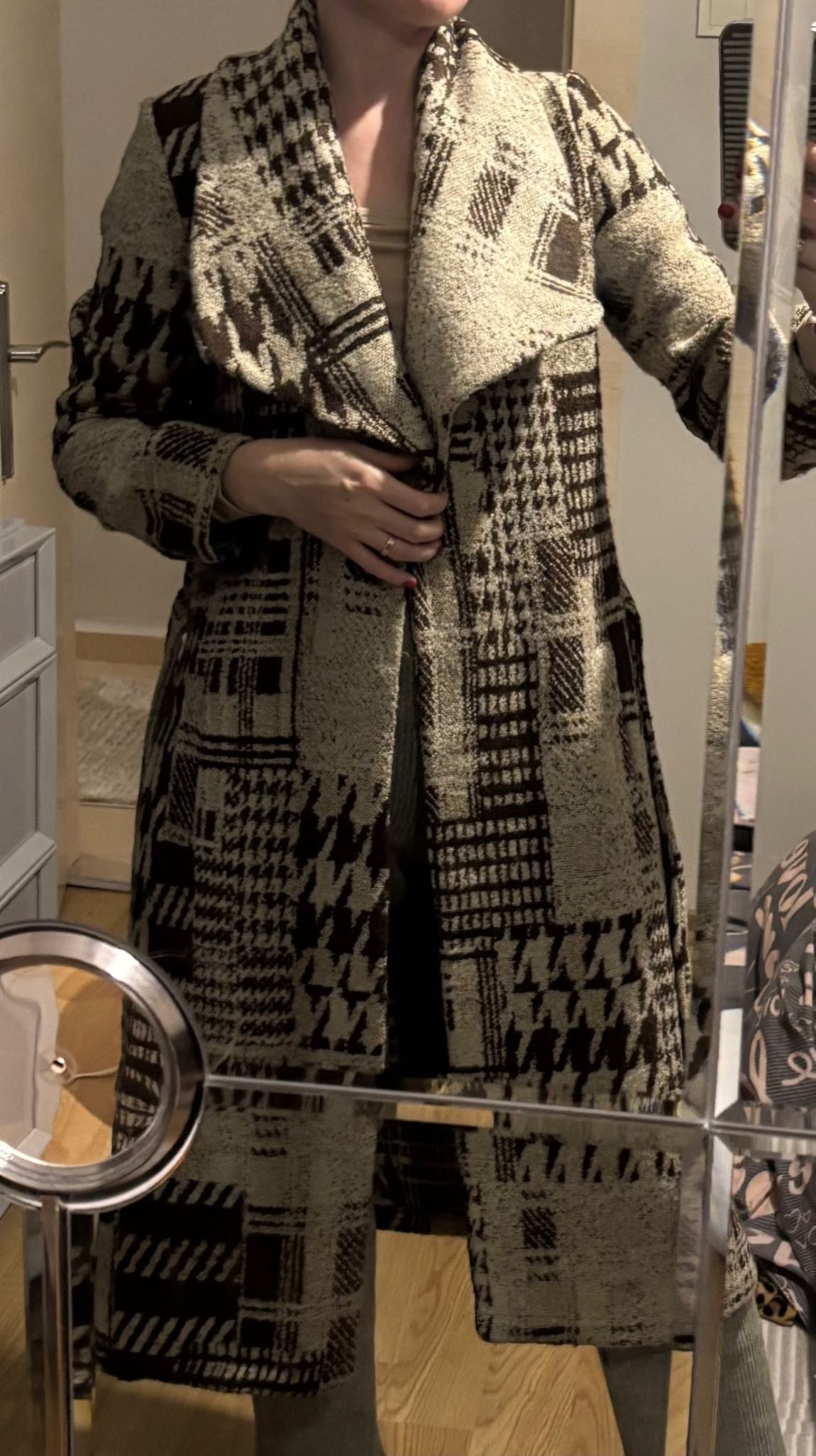 Uzun model kaşe kaban — görsel 3/8