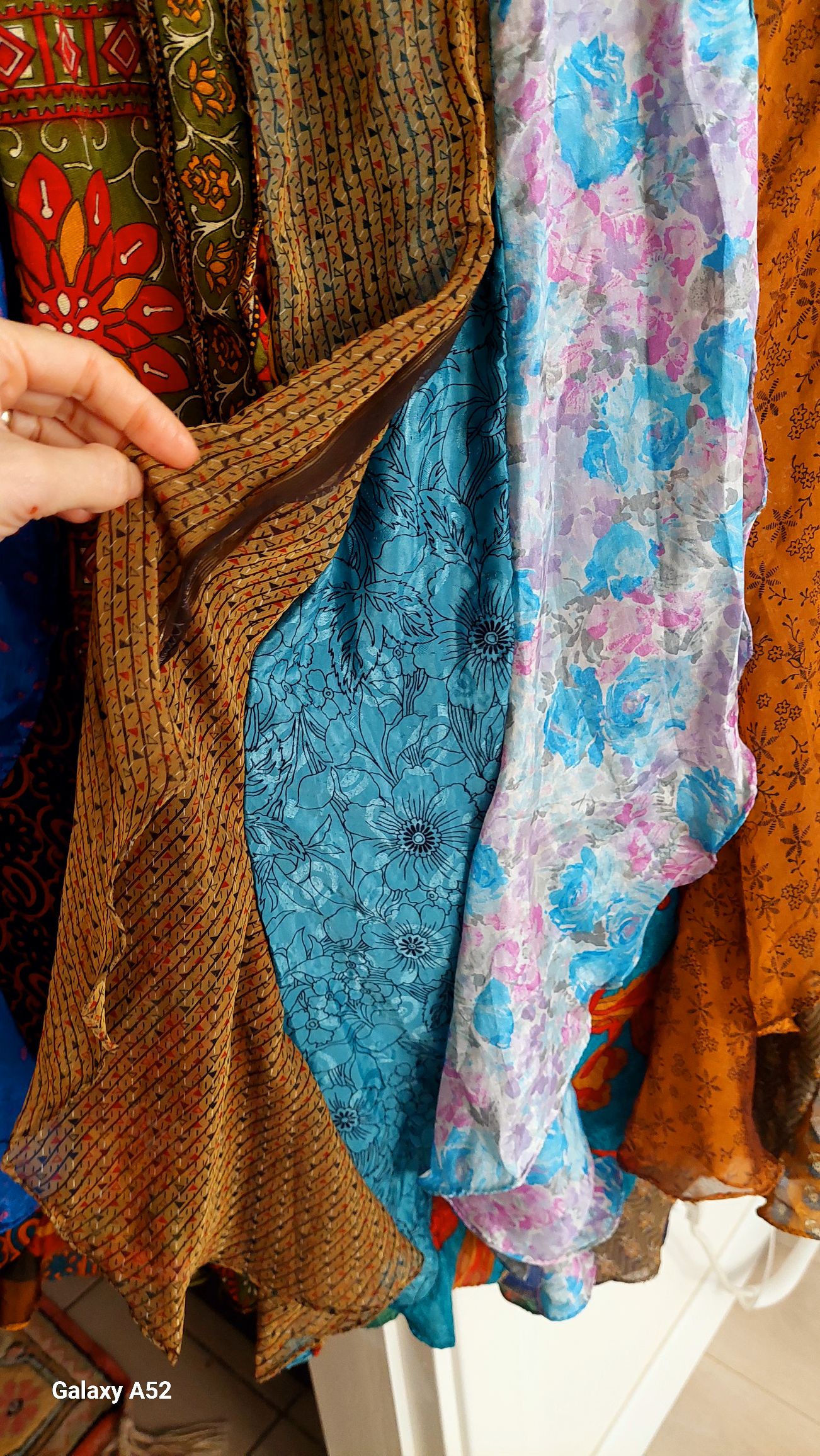 Patchwork % 100 ipek etek — görsel 3/5