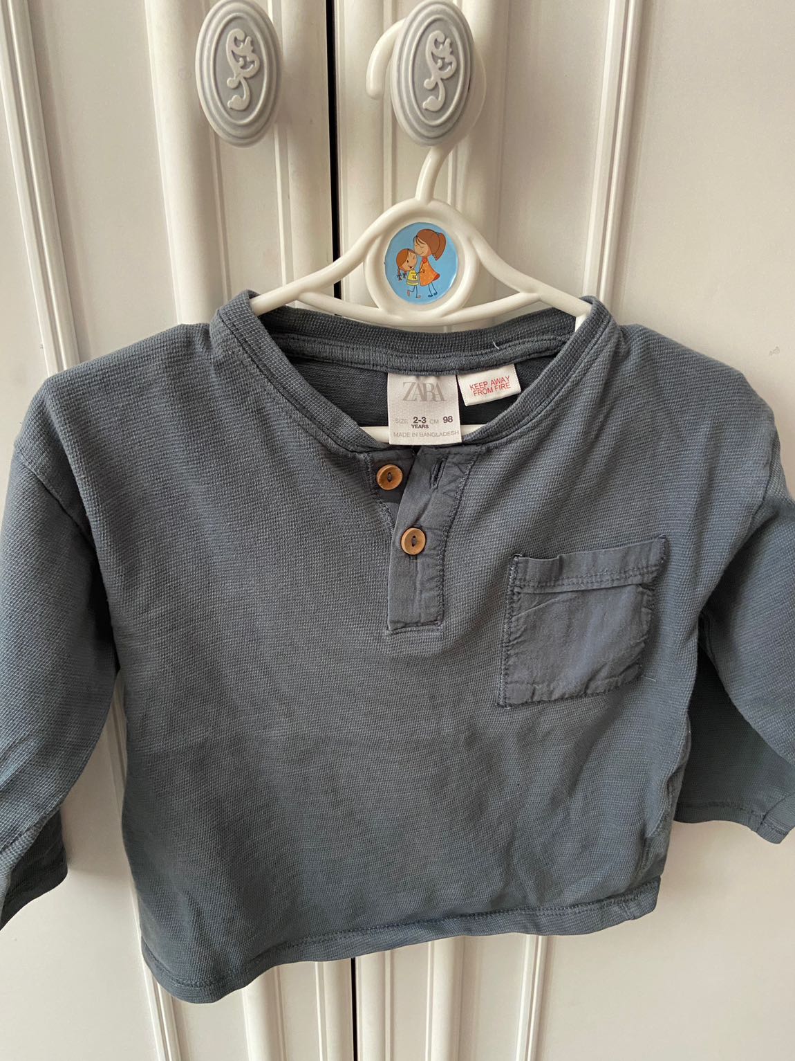 Zara erkek çocuk mavi bluz — görsel 3/3