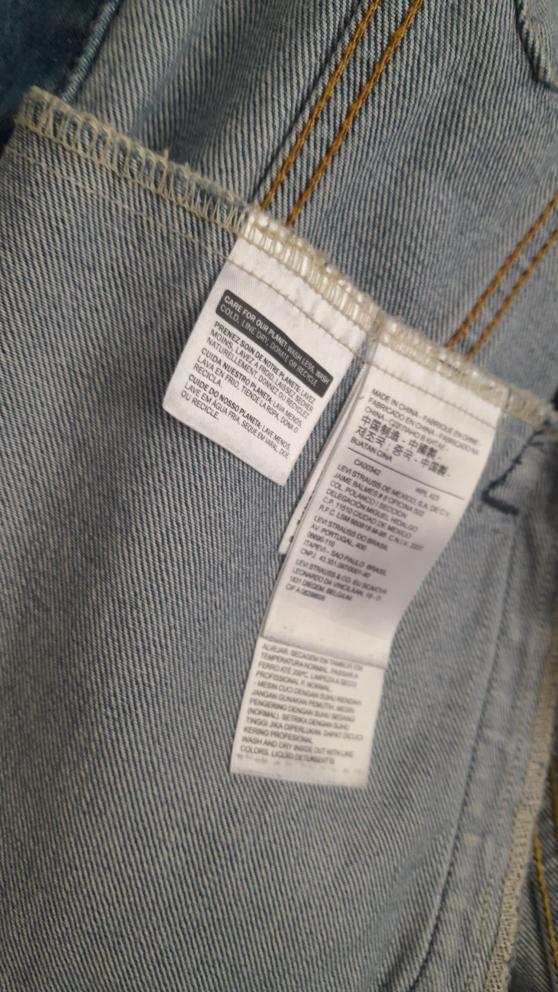 orjinal Levis Jean ceket — görsel 5/5