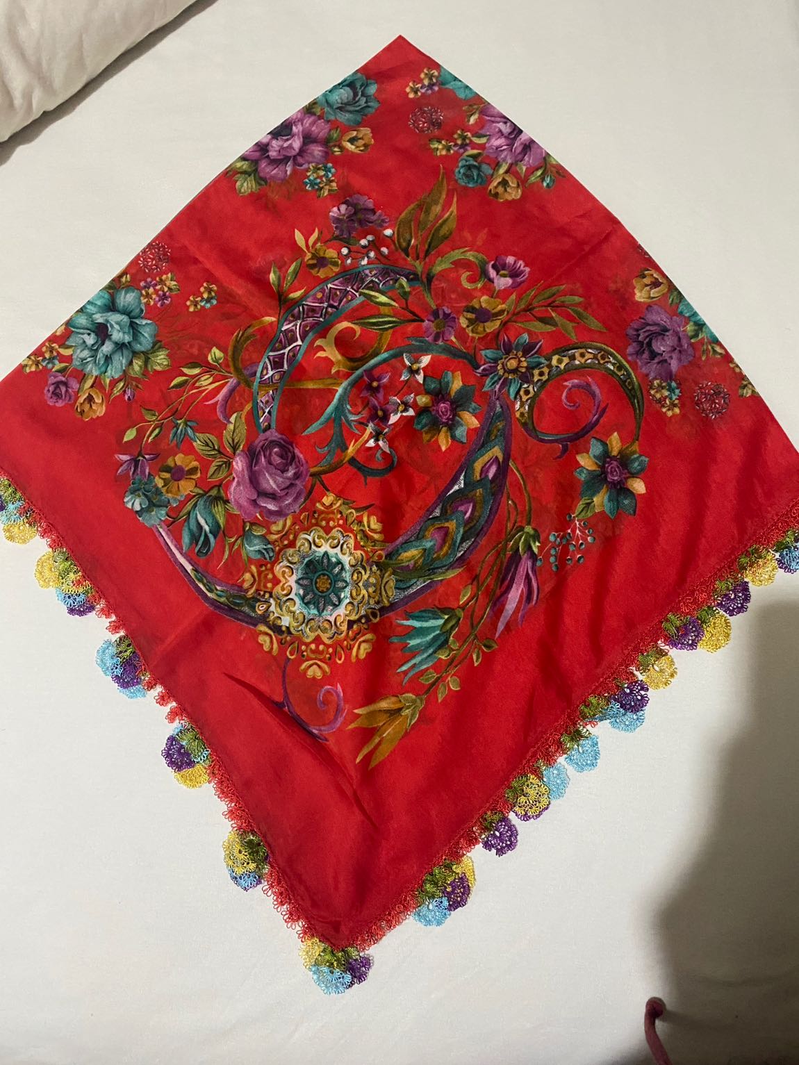 iğne oyası Eşarp — görsel 4/8