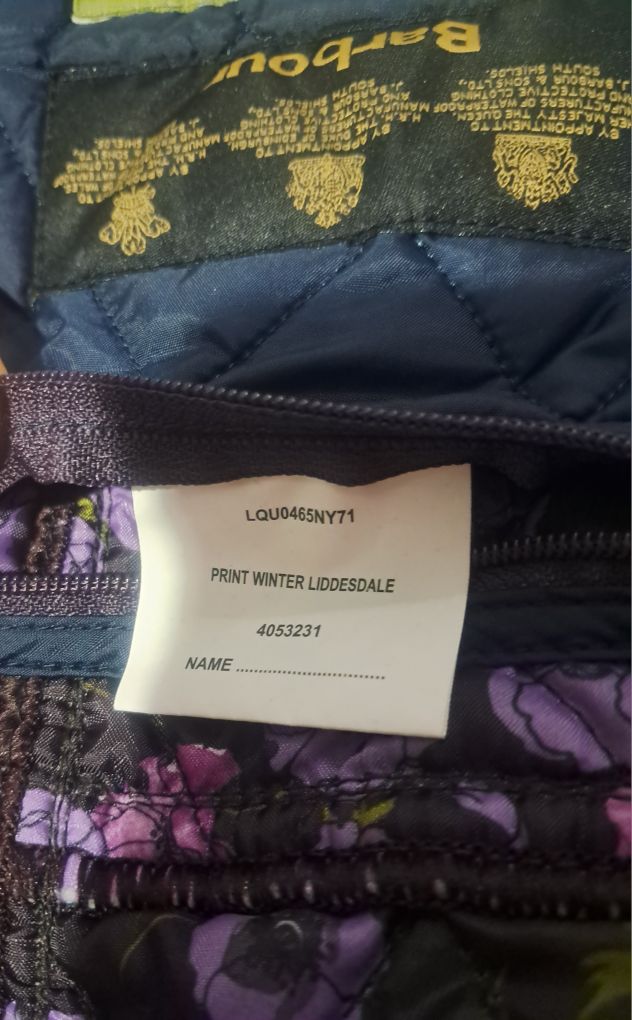 Barbour Kapitone Mont — görsel 7/8