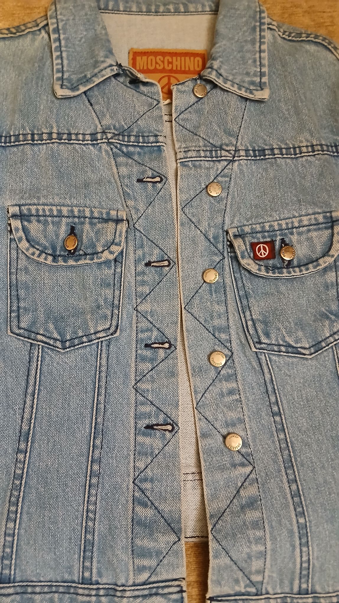 MOSHİNO Jeans Orjinal mont — görsel 3/7