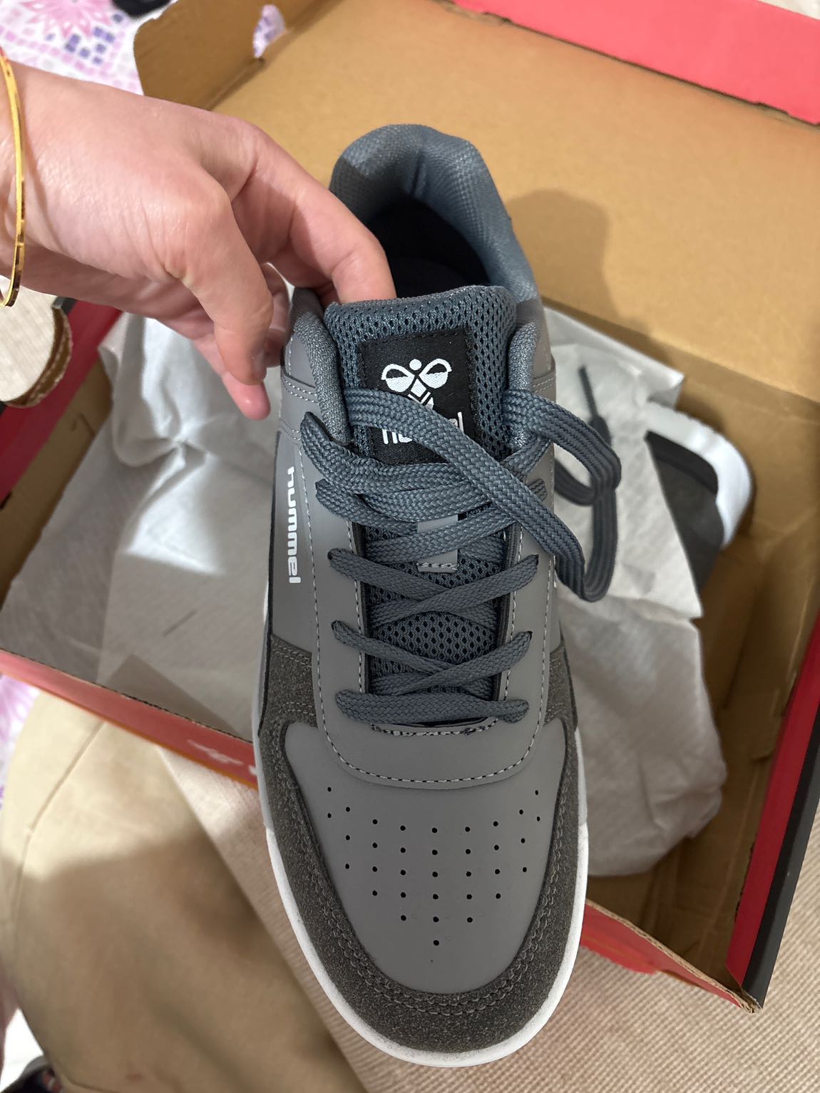 Hummel Gri Sneaker — görsel 3/4