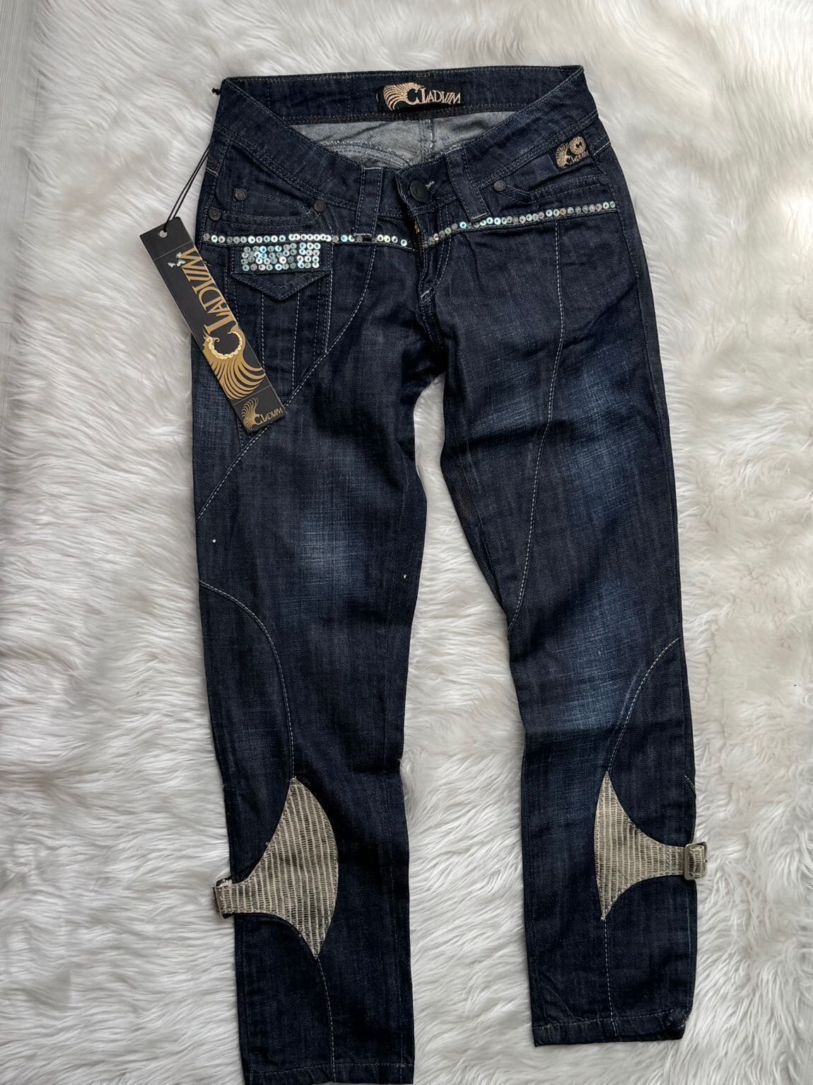 Y2k düşük bel fitted pantolon west — görsel 5/5