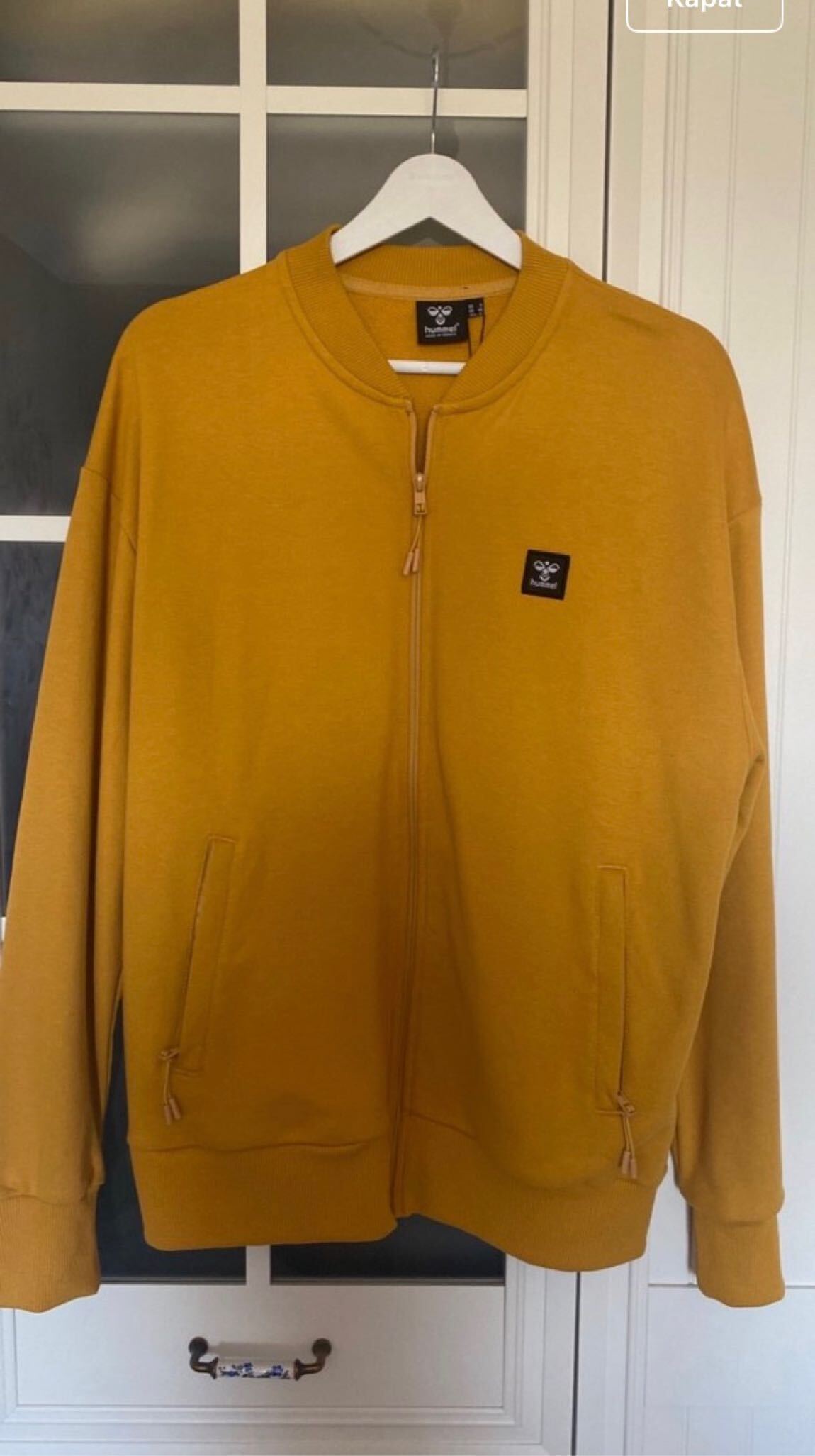 Hummel Sarı Fermuarlı Sweatshirt — görsel 2/4