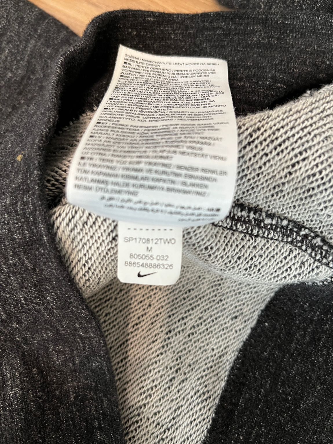 Nike Orijinal Fermuar Detaylı Antrasit — görsel 5/7