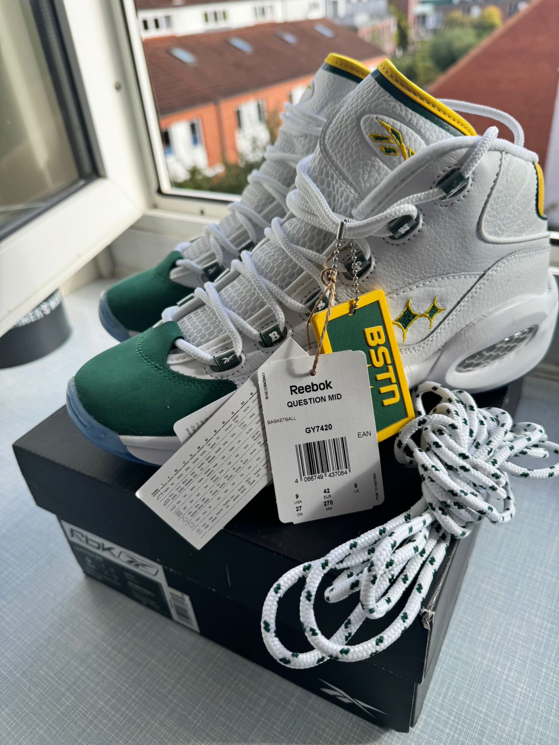 BSTN x Reebok Question Mid “Bethel High” — görsel 6/7