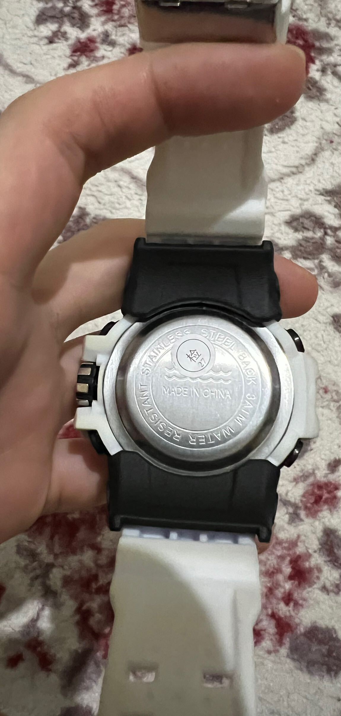 Çift ekran analog dijital sporyüzme saat — görsel 5/8