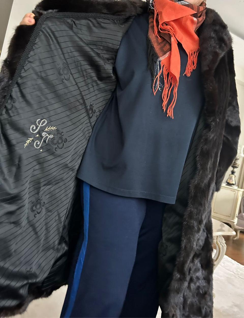 Dişi vizon özel dikim vintage — görsel 5/8