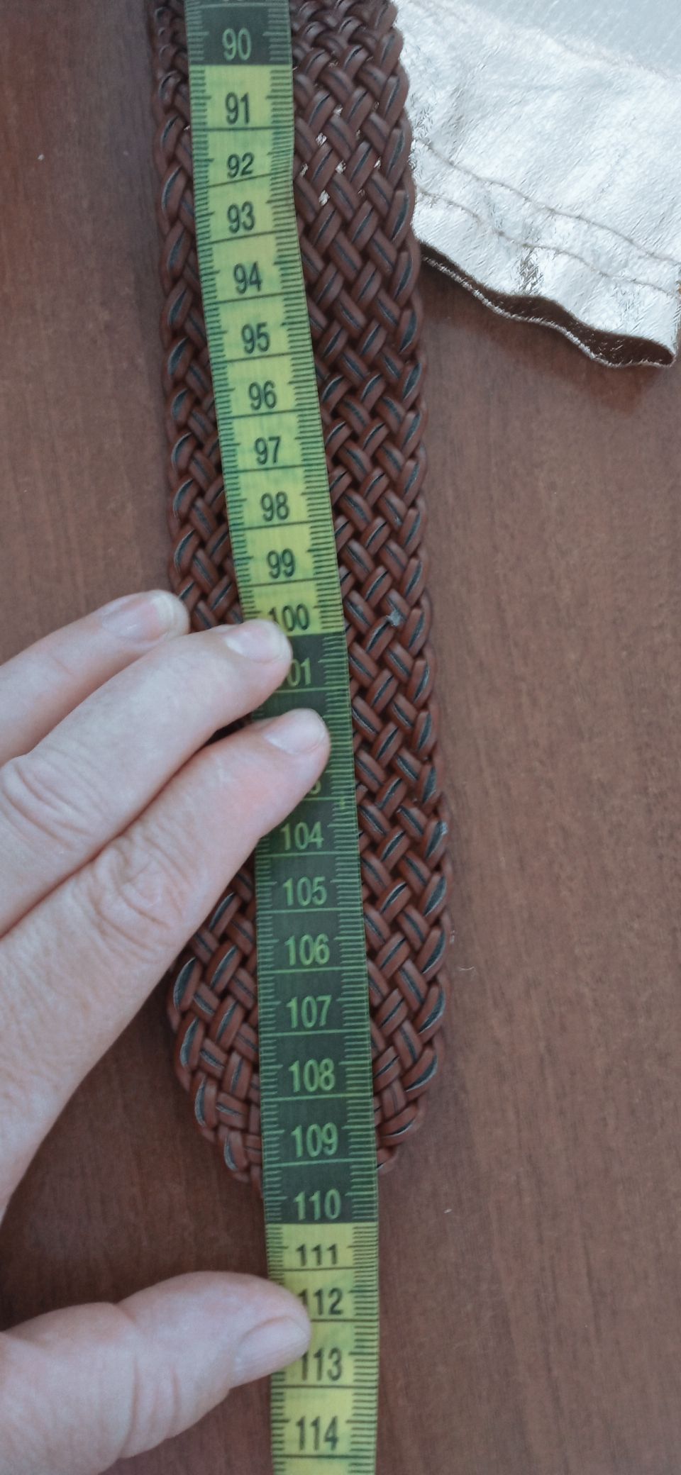 örgü kadın kemer 110 cm — görsel 5/5
