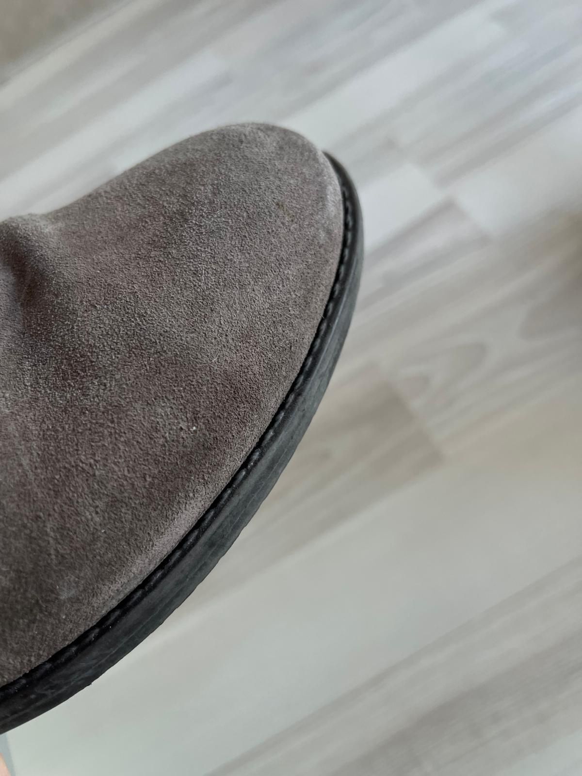 ELLE MARKA Gri Süet Fermuarsız Bot — görsel 3/5