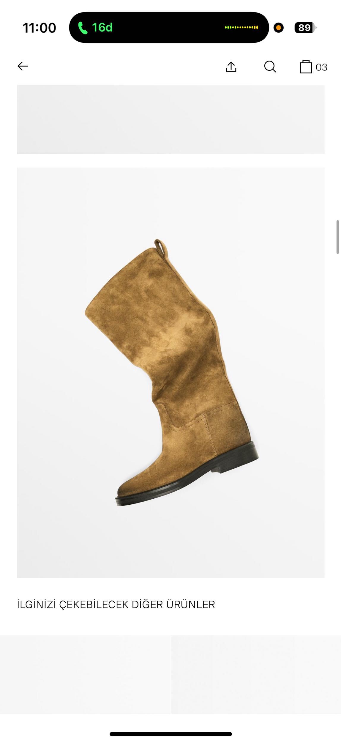 Massimo Dutti süet çizme — görsel 5/9