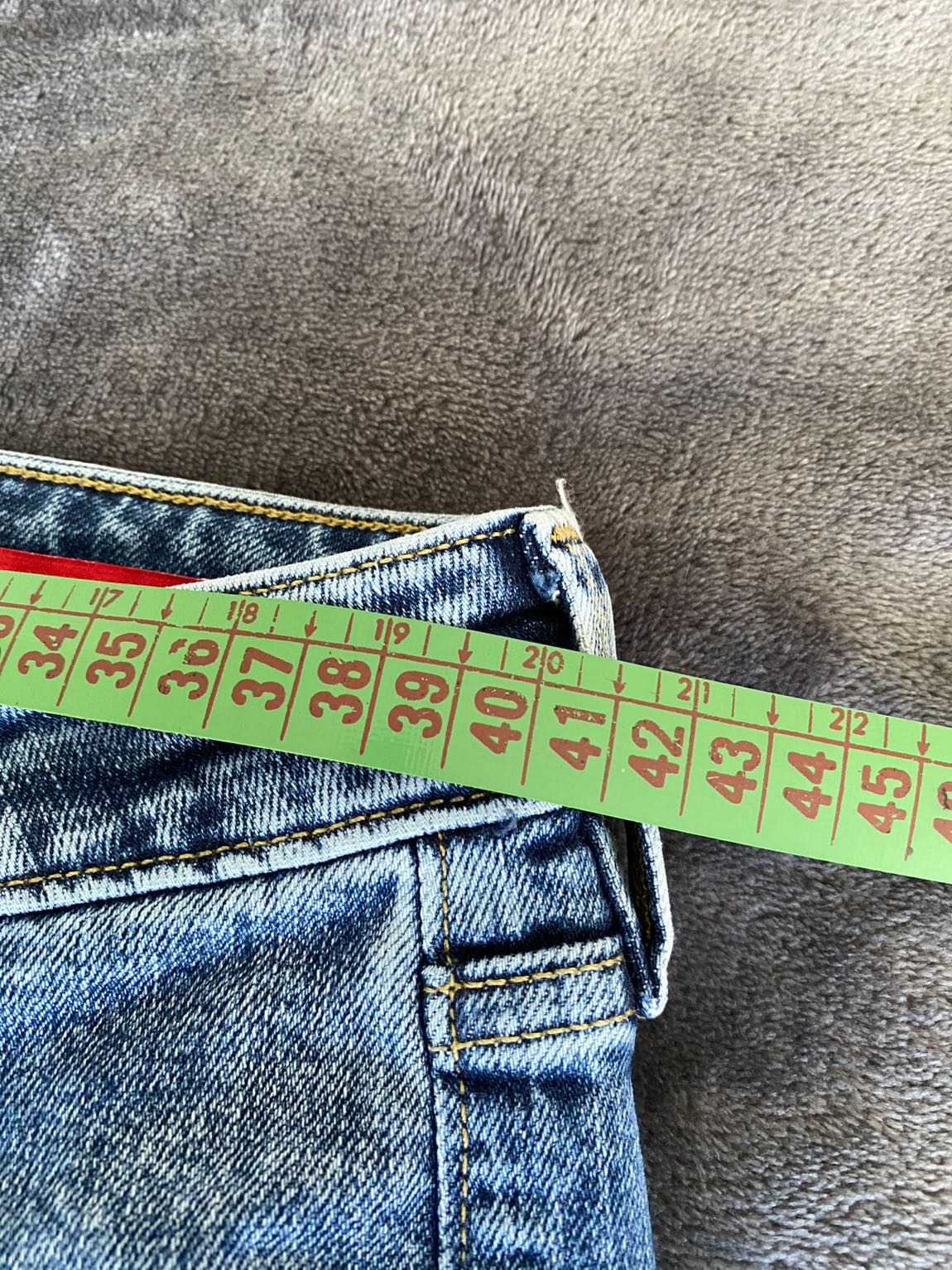 Guess Kot Pantolon Mavi sıfır — görsel 6/8