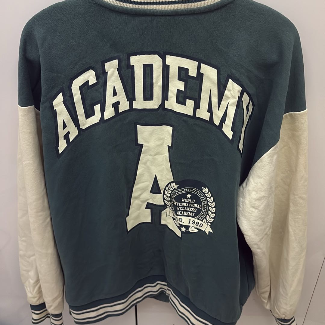 Yeşil-Krem Raglan Kol ceket — görsel 3/3